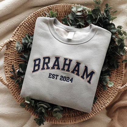 Custom Embroidered Kids Sweatshirt, Personalized Embroidered Sweatshirt for Kids, Sweatshirts for Boys, Sweatshirts for Girls, Gift for Kids