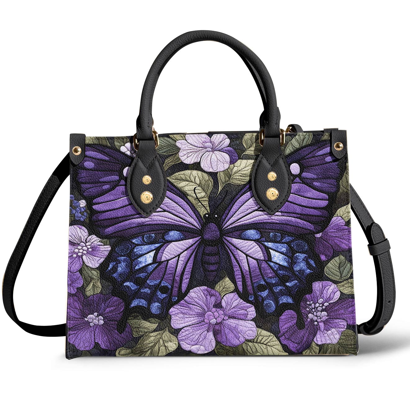 Butterfly Leather Bag Velvet Flight
