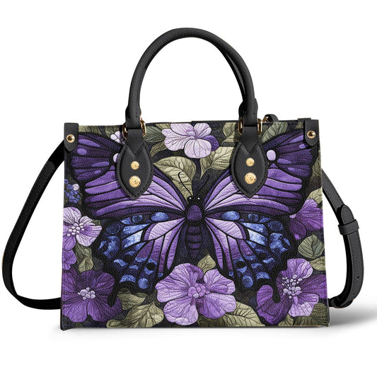 Butterfly Leather Bag Velvet Flight