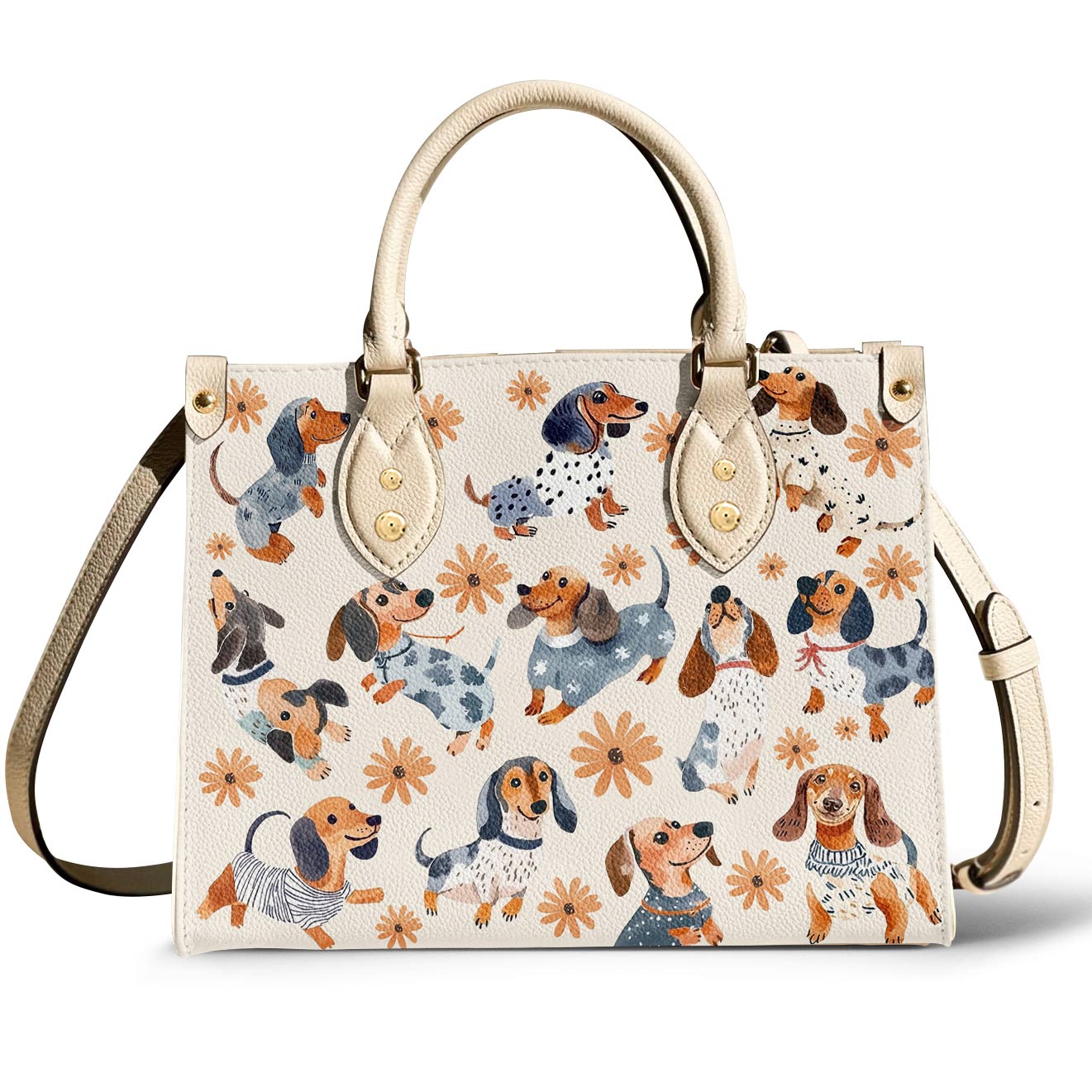 Dachshund Leather Bag Daisy Doxie
