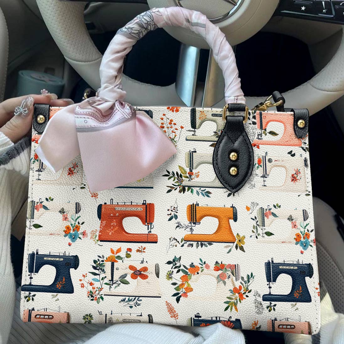 Leather Bag Autumn Stitch