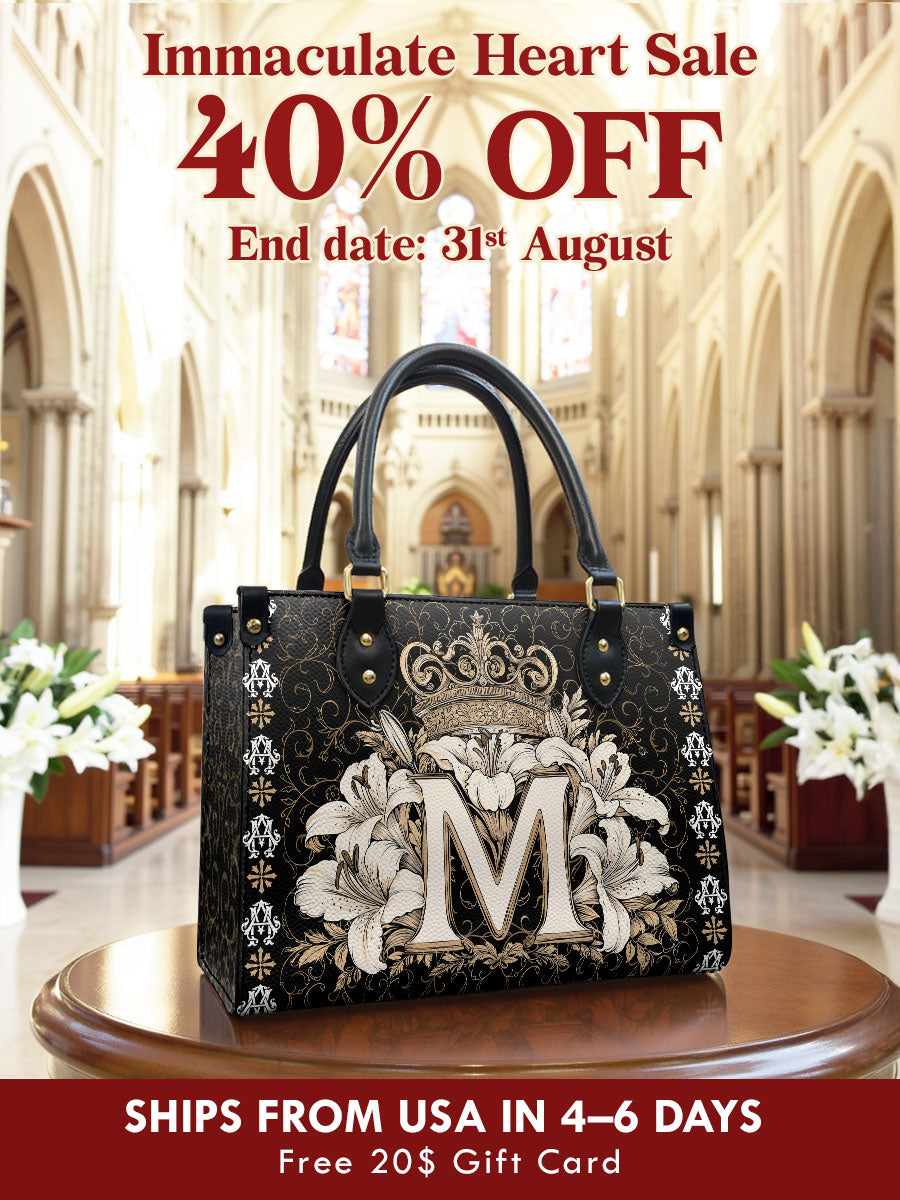 Catholight The Divine Monogram Leather Bag