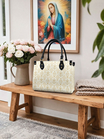 Catholight The Ave Maria Pattern Leather Bag