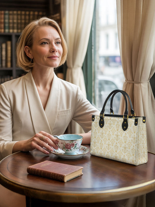 Catholight The Ave Maria Pattern Leather Bag