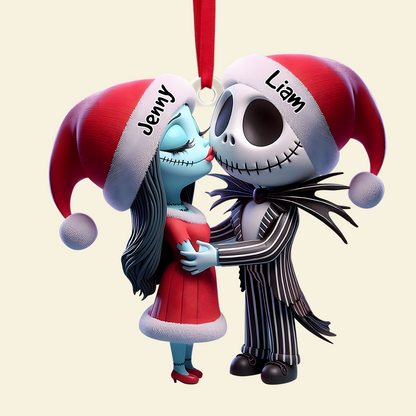 Personalized Gifts For Horror Couple Christmas Ornament