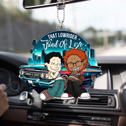 Personalized Gifts For Couple Car Ornament, Lowrider Car Lover