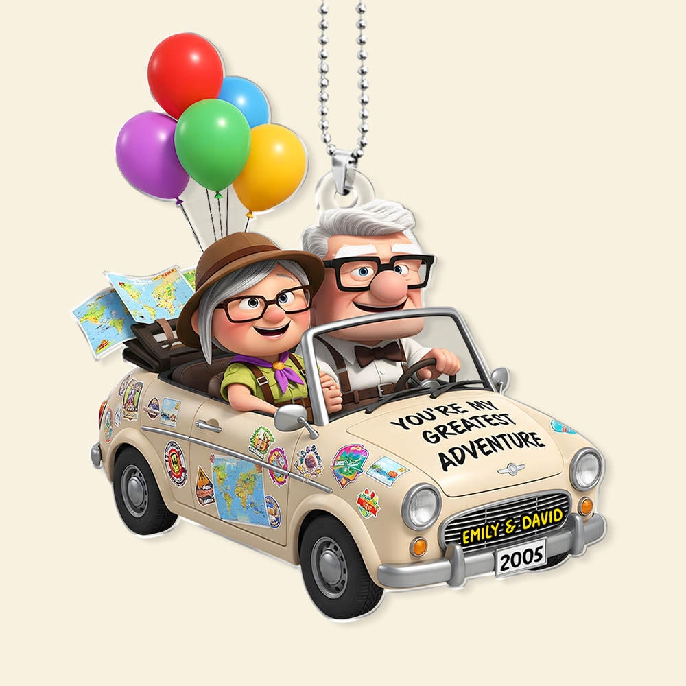 Couple Car Ornament - Personalized Gifts For Couple