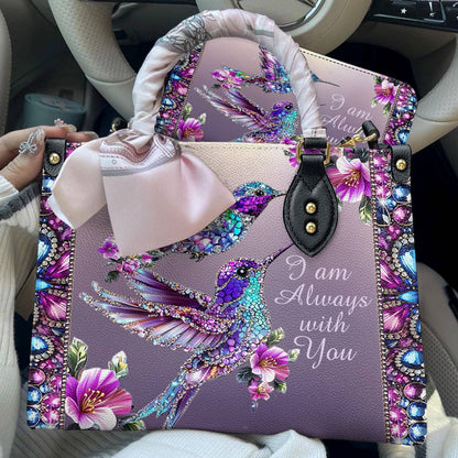 Hummingbird Leather Bag I Am Always With You