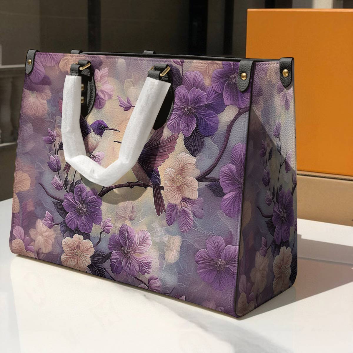 Leather Bag Ethereal Flutter