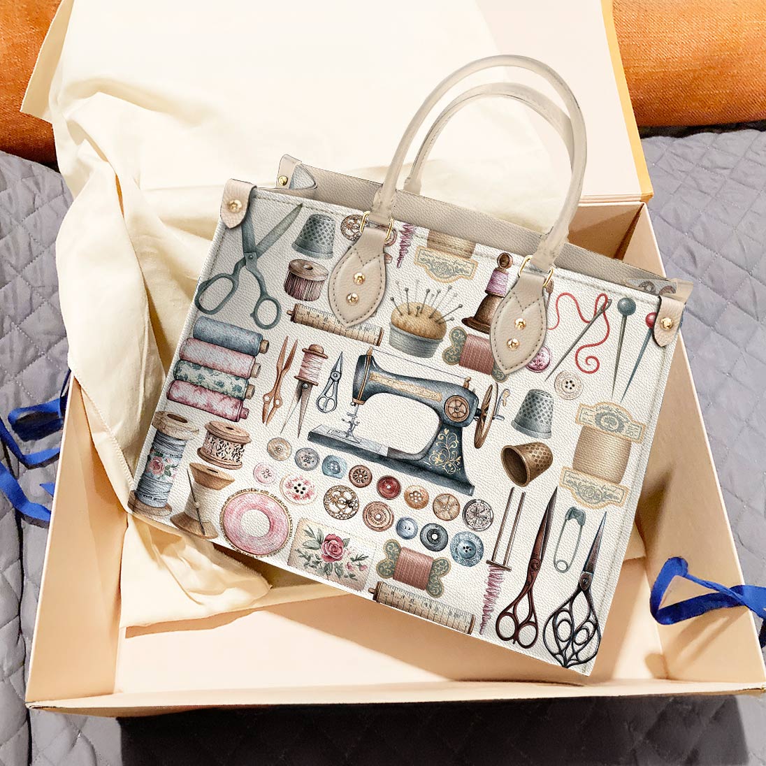 Leather Bag Threaded Memories