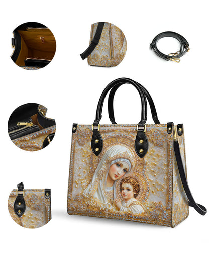 Catholight Heavenly Grace In Radiant Splendor Leather Bag