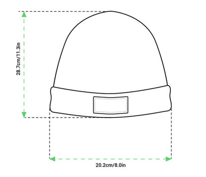 Jack O Lantern Face Embroidered Beanie Hat Pumpkin Halloween Winter Beanie