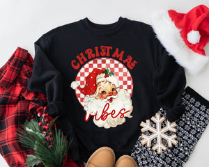 Retro Christmas T-shirt, Vintage Christmas T-shirt, Retro Santa T-shirt, Christmas T-shirt, Christmas T-shirt, Christmas Gift, Sweatshirt Christmas