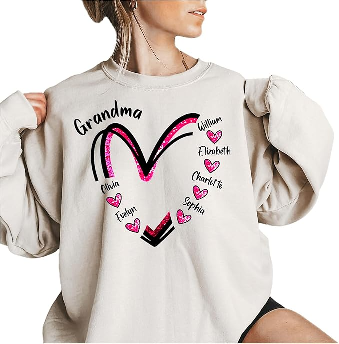 Grandma Shirt, Personalized Grandma Sweatshirt, Personalized Grandma Shirt, Grandma, Grandma Sweatshirt, Grandma Sweatshirts for Women