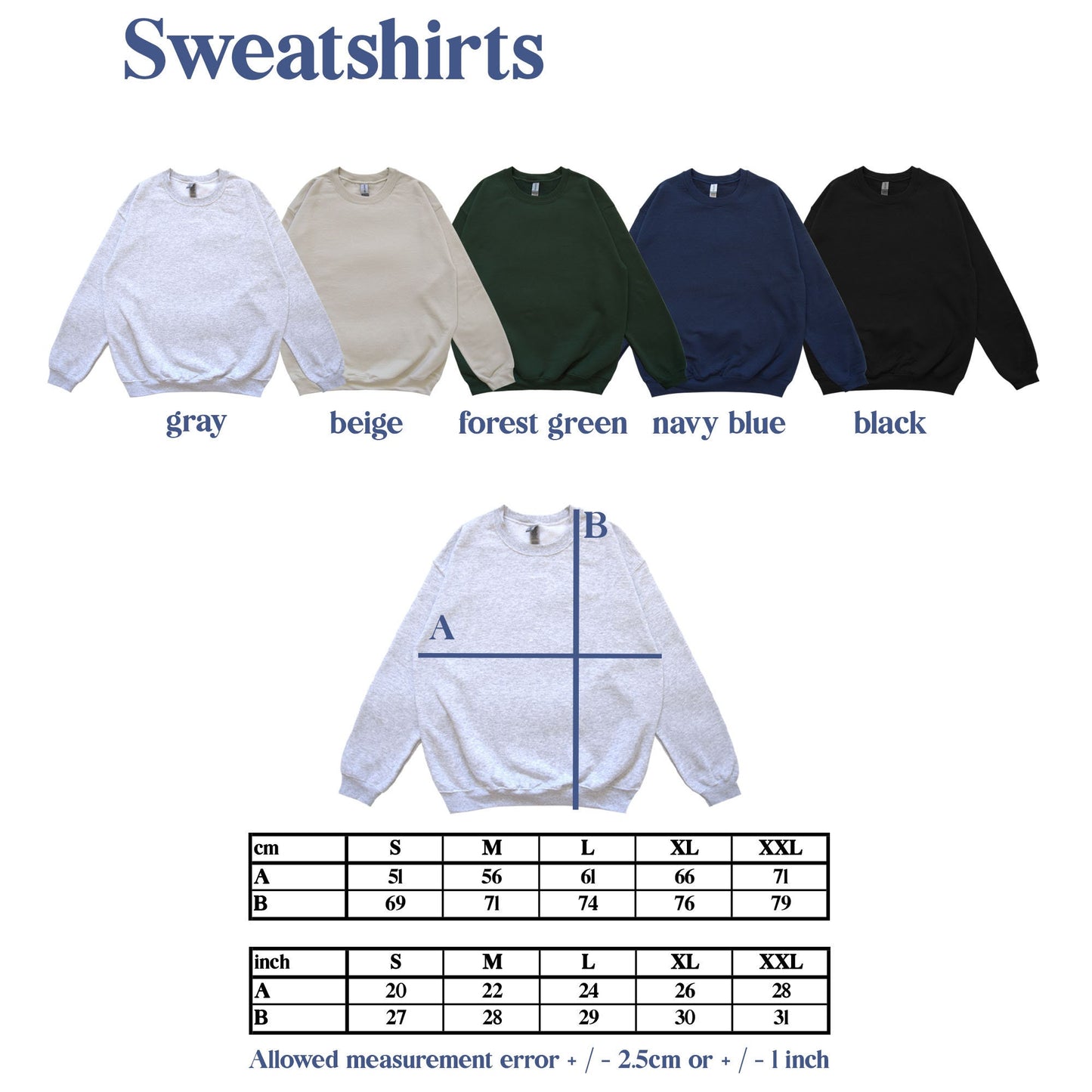 Custom Embroidered Sweatshirt, Personalized gift, Custom text on left chest, Personalised sweatshirt, Oversized unisex crewneck sweatshirt