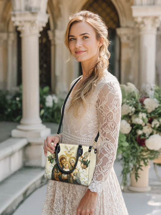 Catholight Holy Family Sacred Leather Bag