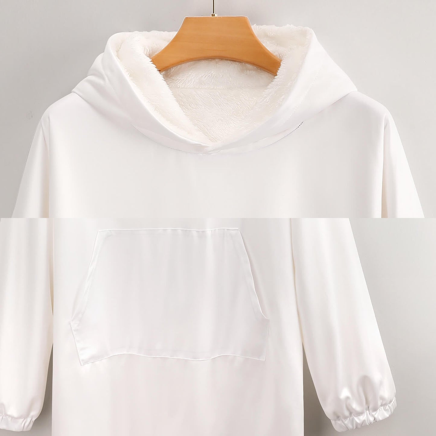 Custom Face Adult Unisex Blanket Hoodie Personalized Blanket Pajama Gift Hawaiian Flamingos For Men