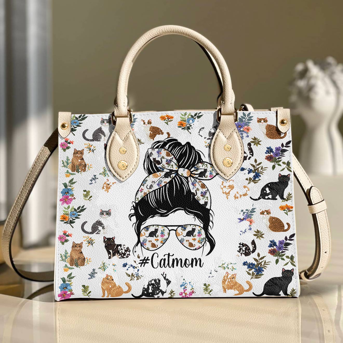 Leather Bag Catmom