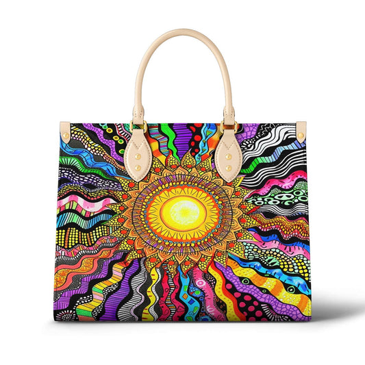 Hippie Leather Bag Radiant Spectrum