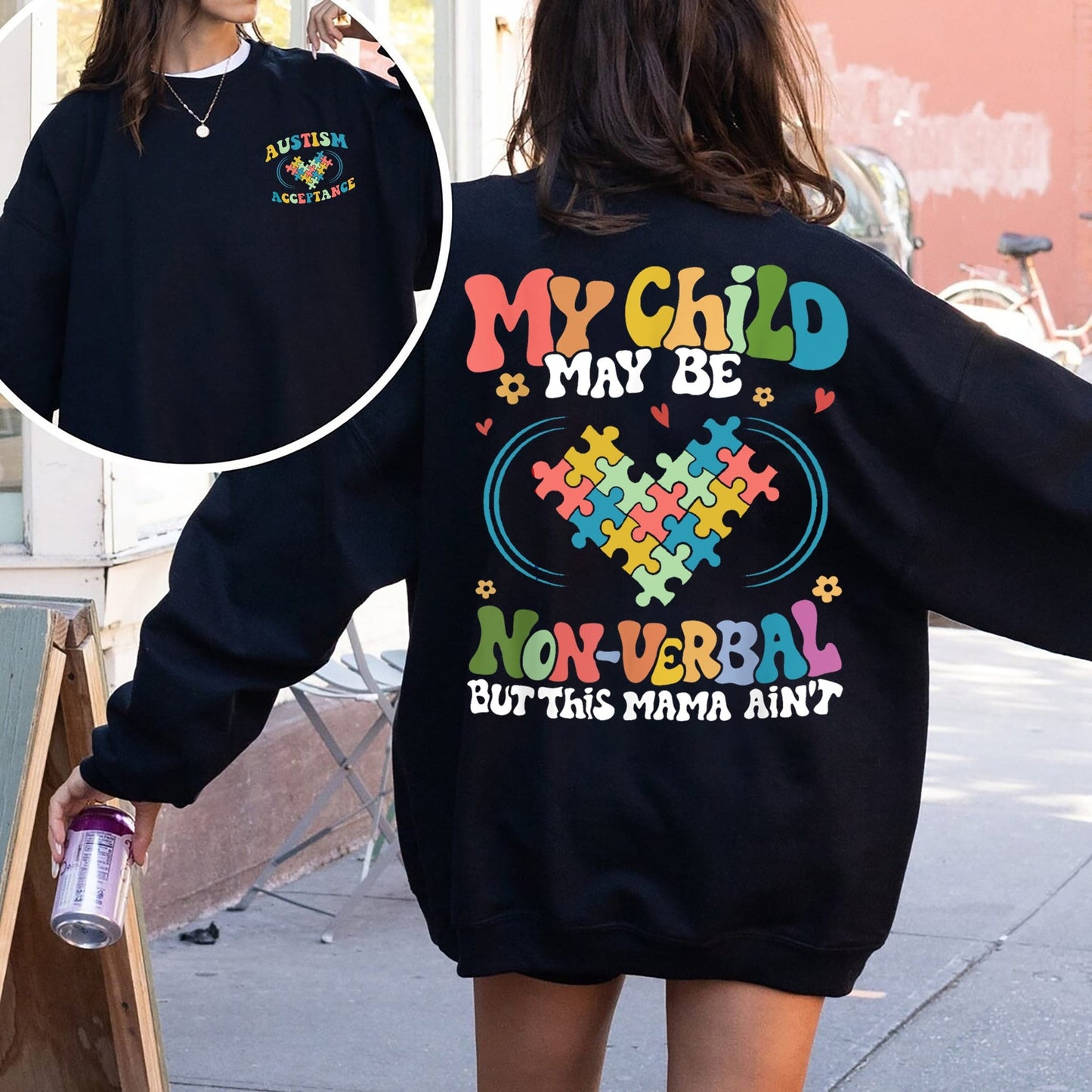 Autism Awareness Shirt, My Child May Be Non-Verbal But This Mama Ain’t Tshirt, Autism Mama Shirt, Autism Awareness, Neurodivergent Gift tee