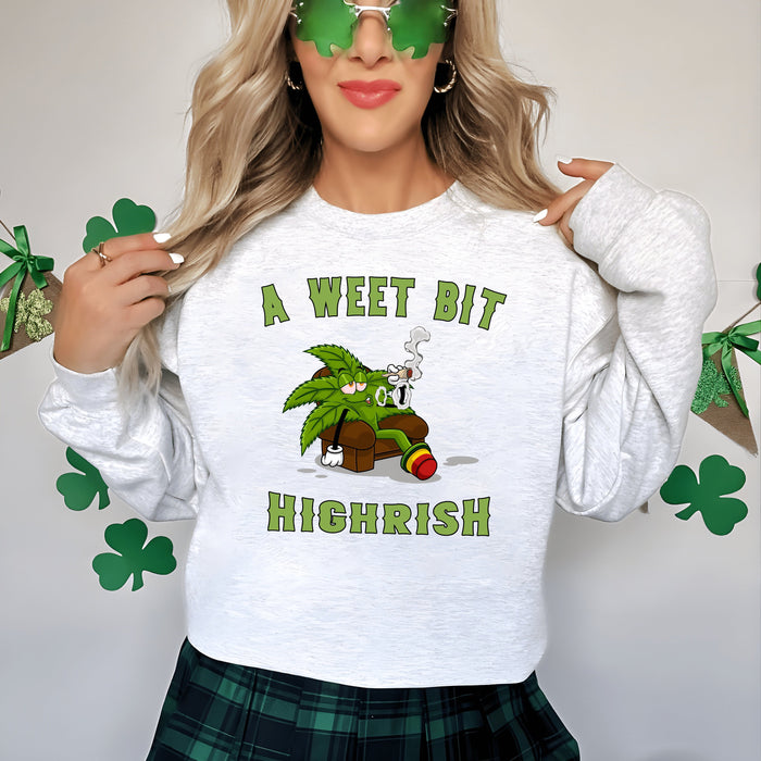 A Wee Bit Highrish Shirt, A Wee Bit Highrish Tee, Funny St Patrick Day Sweatshirt,Funny Drinking Shirt,Irish Shirt,Saint Patrick'sDay Hoodie