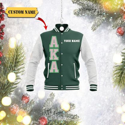 Custom Alpha kappa alpha christmas ornaments - AKA Custom Shaped Ornament, Custom Christmas Ornament, Ornament Christmas, Ornament For Gift