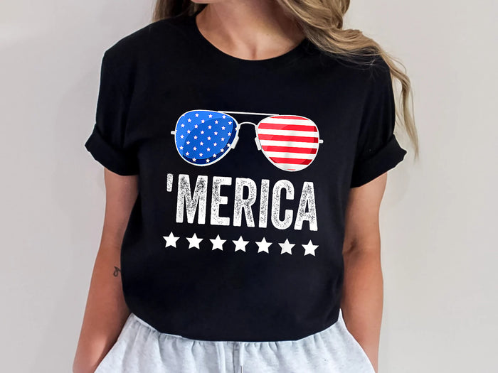 America Tee, Fourth of July Shirt T-Shirt, USA shirt, Summer BBQ t-shirt, Comfort Colors® Women's 4th of July, 1776 Tee
