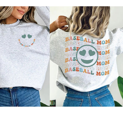 Baseball Mom Sweatshirt, Baseball Mom Tee, Baseball Hoodie For Women, Sports Mom Shirt, Mothers Day Gift, Family Baseball Shirt