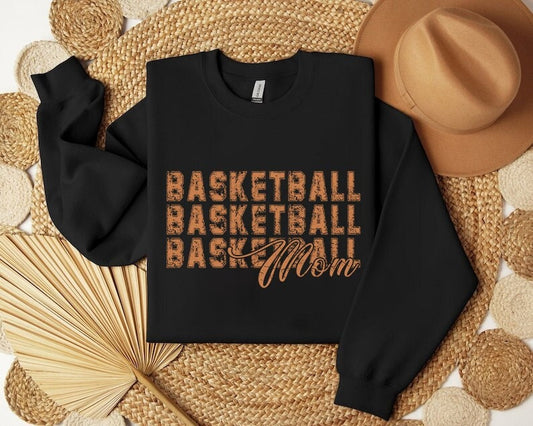 Basketball Mom Sweatshirt, Basketball Mom Gift, New Mom Shirt, Mother Day Shirt, Cute Mom Gift, Funny Mom Gift, Gift For Her, Game Day