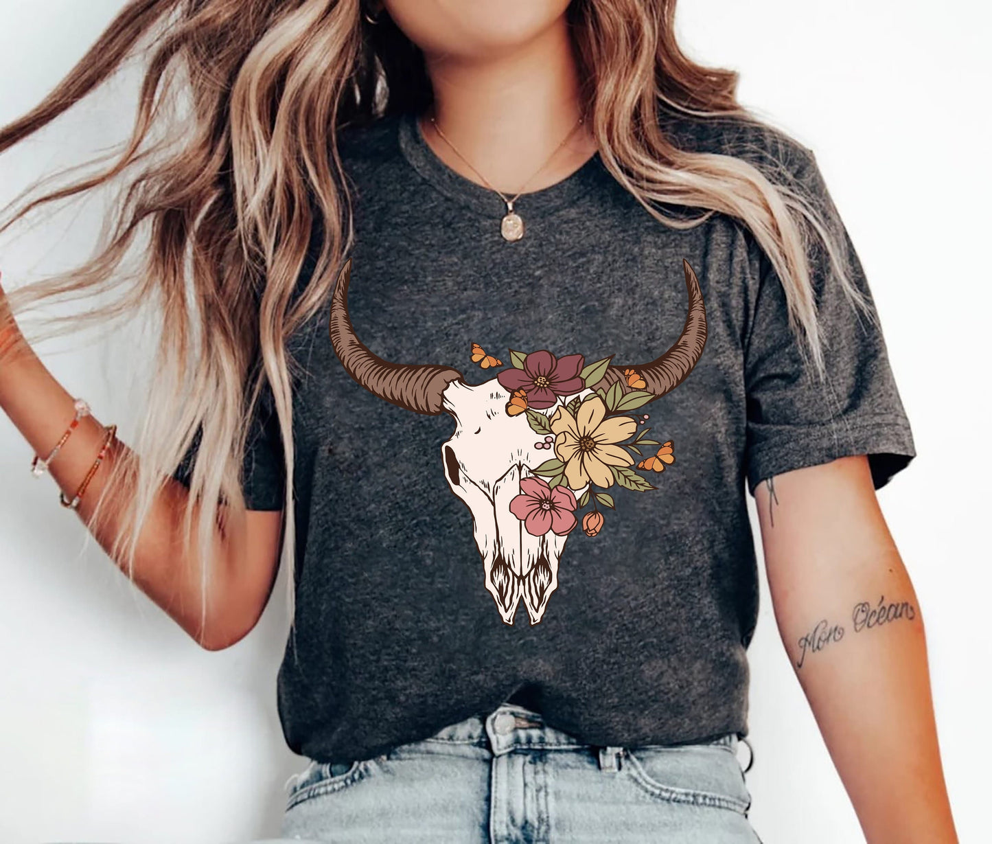 Léine cloigeann Bó Boho, Léine tíre, Léine Iarthar Fiáin, Té Grafach Thiar, Léine Bó, Léine Cloigeann Tarbh, Léine Thiar Theas Té an Iarthair