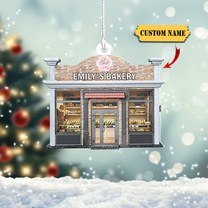 Baking Bakery - Personalized Christmas Ornament - Gift For Baker Friends, Custom Christmas Ornament, Ornament Christmas, Ornament For Gift