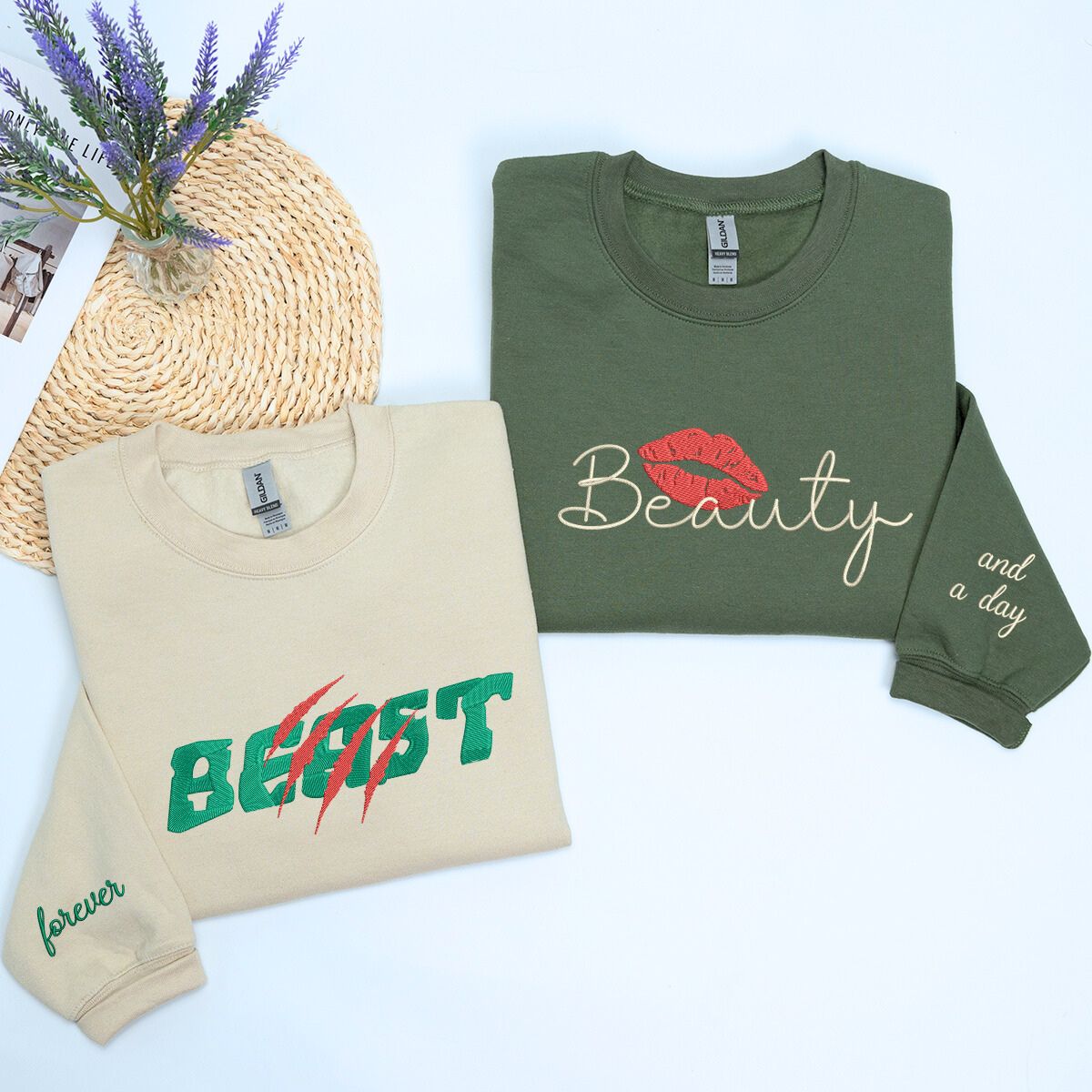 Bernedoodle Mom Sweatshirt or Hoodie, Custom Embroidered Gift from Photo Name