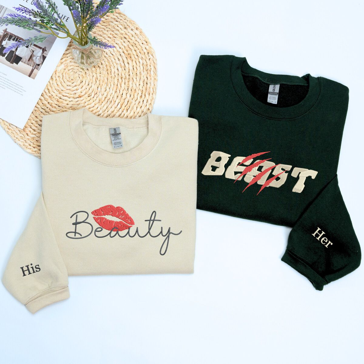 Bernedoodle Mom Sweatshirt or Hoodie, Custom Embroidered Gift from Photo Name