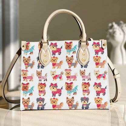 Leather Bag Sweet Yorkie