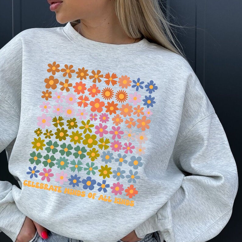 Ceiliúradh Intinne de Gach Cineál Léine, Geansaí Néar-Éagsúlachta, Tae ADHD, Bronntanas Múinteora Luas, Léine Feasachta Uathachais, Tí Míosa Uathachais, Tae Uathachais