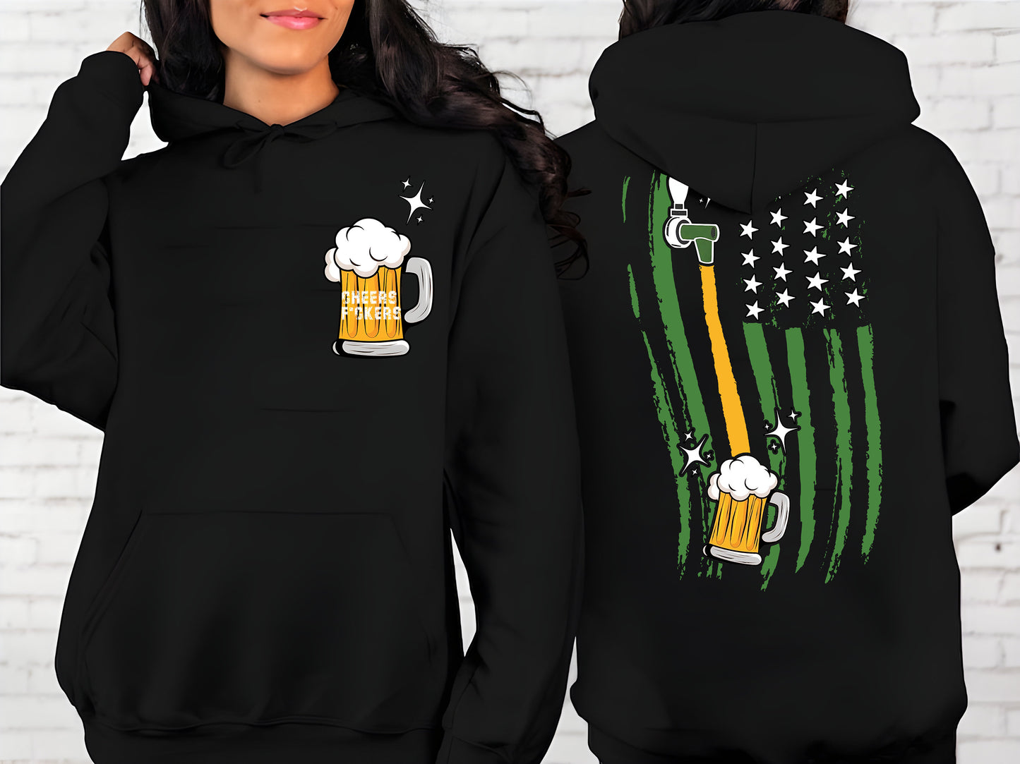 Cheers Fuckers Shirt,Green Beer St Patricks Day,USA Beer Irish Shirt,American Flag Beer Shirt,Patriotic Shirt for Men Irish,Beer Lover Shirt
