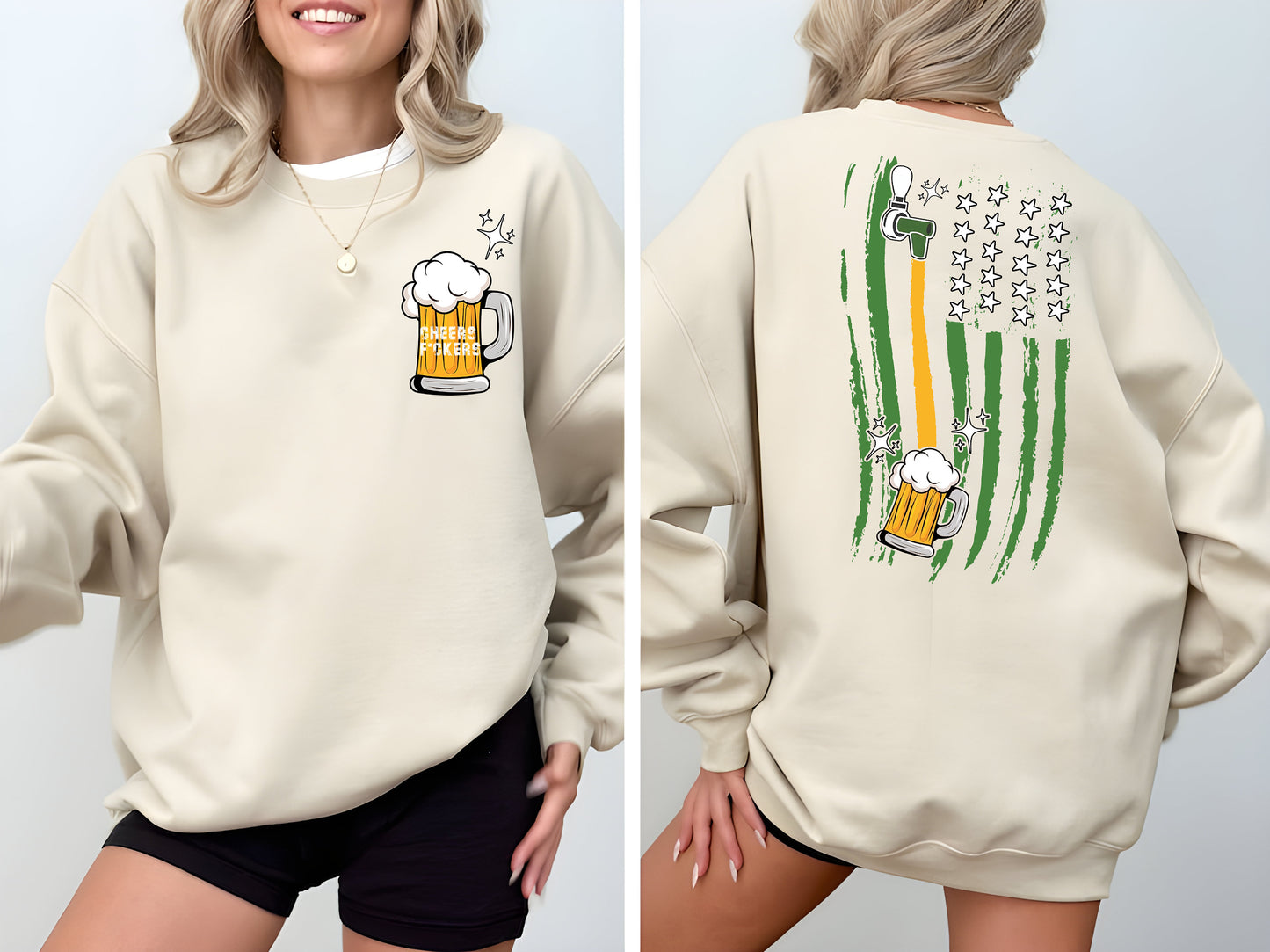 Cheers Fuckers Shirt,Green Beer St Patricks Day,USA Beer Irish Shirt,American Flag Beer Shirt,Patriotic Shirt for Men Irish,Beer Lover Shirt