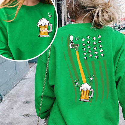 Cheers Fuckers Shirt,Green Beer St Patricks Day,USA Beer Irish Shirt,American Flag Beer Shirt,Patriotic Shirt for Men Irish,Beer Lover Shirt