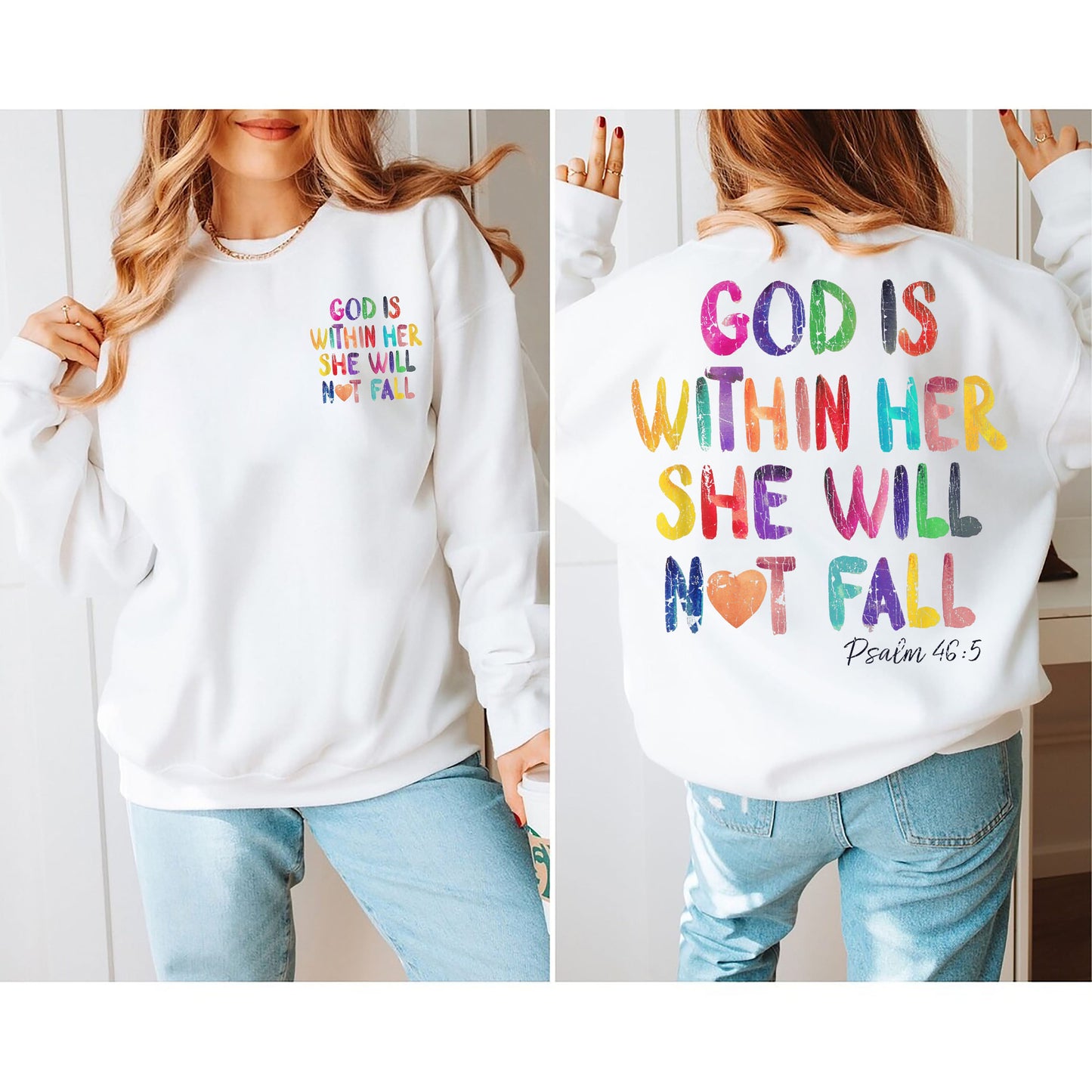 Geansaí Críostaí, Tá Dia Laistigh Inti Ní Thitfidh sí Geansaí, Léine Véarsaí an Bhíobla Críostaí, Tléine Reiligiúnach na Cásca, Véarsa Bíobla