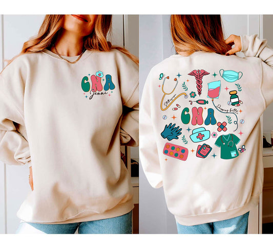 CNA Sweatshirt, Cna Gift, Certified Nursing Assistant, Nurse Gifts, Cna Graduation Sweatshirt, Nurse Sweater, Nurse Aid Gift, Nurse Pullover