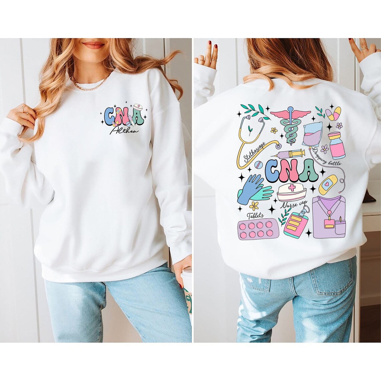 Geansaí CNA, Bronntanas Cna, Cúntóir Altranais Deimhnithe, Bronntanais Altra, Geansaí Céime Cna, Geansaí Altra, Bronntanas Cúnaimh Altra, bronntanas Altra tee