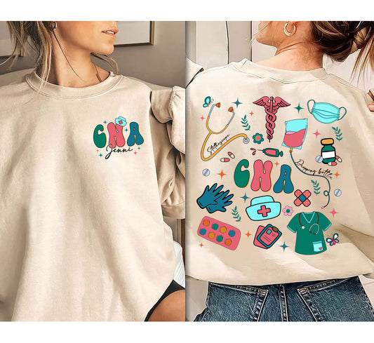 CNA Sweatshirt, Cna Gift, Certified Nursing Assistant, Nurse Gifts, Cna Graduation Sweatshirt, Nurse Sweater, Nurse Aid Gift, Nurse Pullover