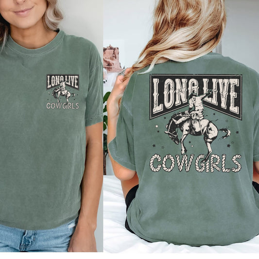 Comfort Colors Long Live Cowgirl Western Sweatshirt, Long Live Cowgirl Sweater, Long Live Cowgirls Western Tshirt, Western Gift