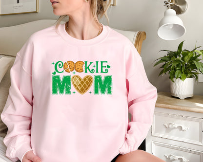 Cookie Mom Sweatshirt, Mom Shirt, Cookie Dealer Shirt,Scout Leader Gift,Girl Scout Cookie Shirt,Cookie Dealer Gift,Cookie Mom Gift,Mom Life