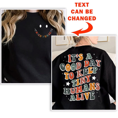 Copy of CUSTOMIZED NICU Nurse Crewneck Shirt, Neonatal Icu Nurse Sweatshirt, NICU Nurse Shirt, Nurse Shirt, Nurse Appreciation Gift, Nurse Gift Tee