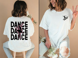 Custom Dance Mom sweatshirt with personalized kid name, Cute Dance Mama Shirt, Ballet Tee for Mom, Girl Ballerina Shirt, Cheer Mom Shirt