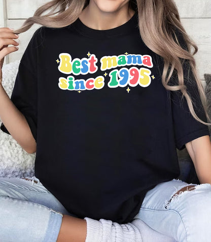 Custom mama sweatshirt, Personalized Best mama shirt, Mother's Day gift, New mom gift, Retro mama hoodie, Customize year of birth Shirt