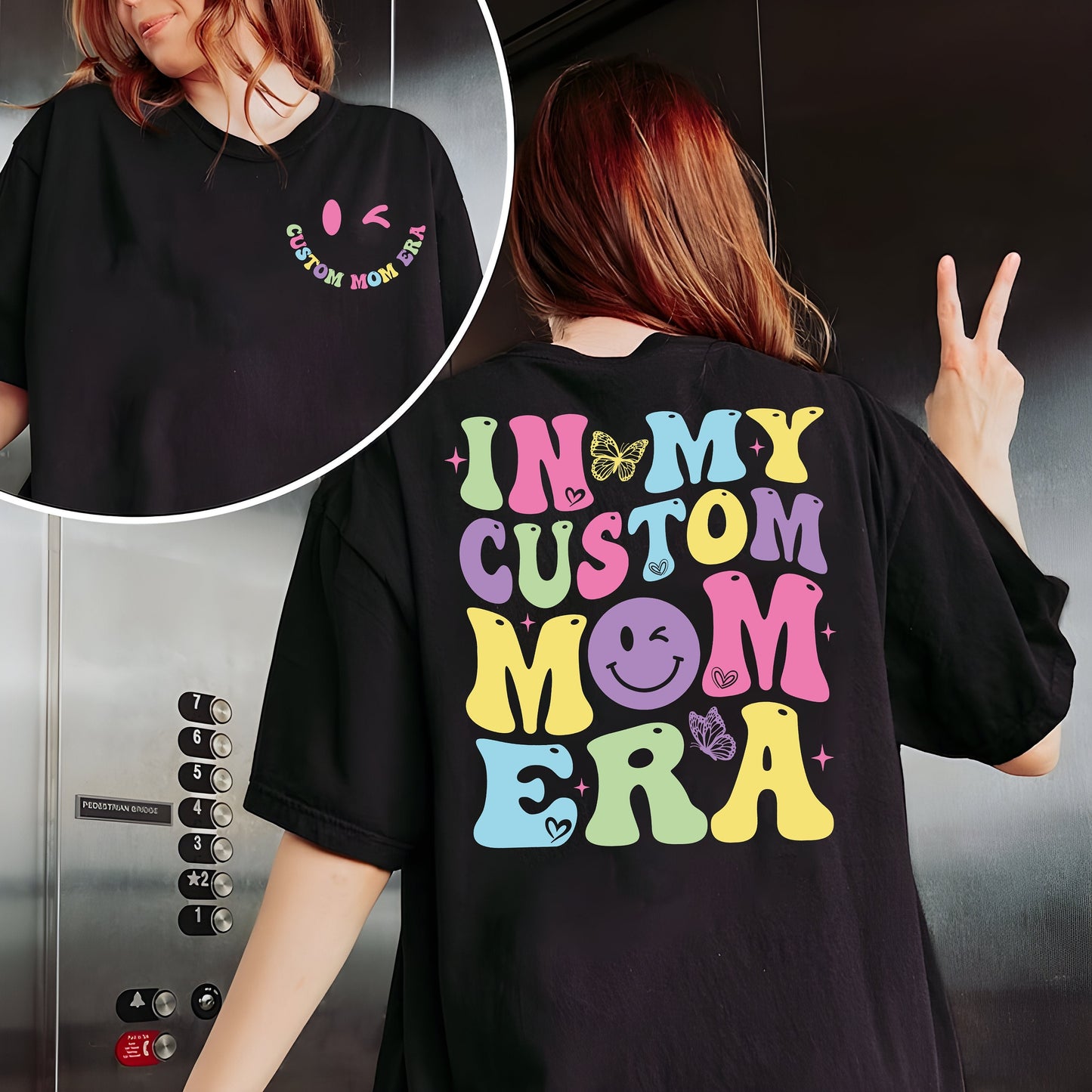 Custom Gender Mom Sweatshirt, Moms Club Shirt, New Mom Gift, In My Gender Mom Era Shirt, n My Mom Era Shirt,Expecting Mom Gift,Gender Reveal