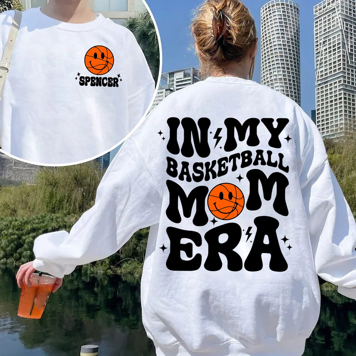 Custom Baseball Mom Sweatshirt, In My Baseball Mom Era Shirt, Game Day Hoodie, Sport Mom Shirt,Baseball Lover Shirt, Baseball Mom sweatshirt