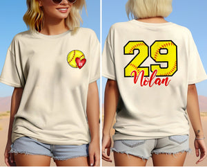 Customizable Softball Shirt, Softball Team Shirt, Personalized Softball, Softball Mom, Softball Shirt, Softball Name Shirt, name Softball